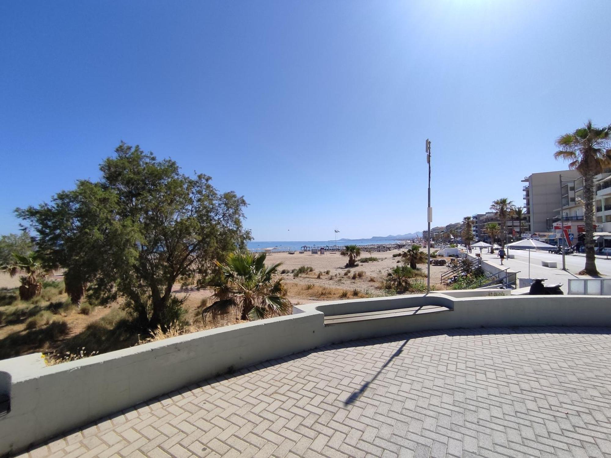 Stratos Seaside corner apartment Rethymno Exterior foto