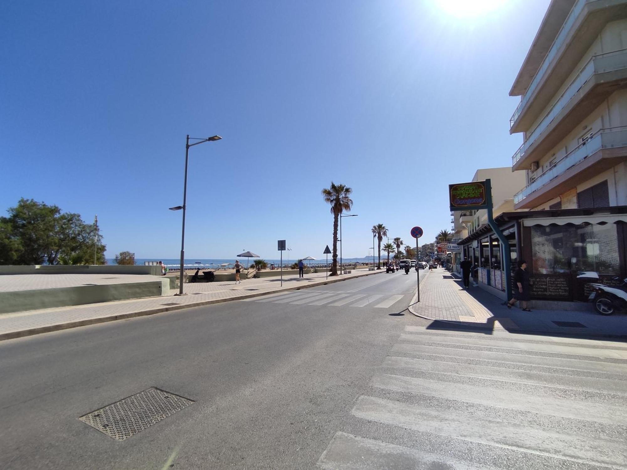 Stratos Seaside corner apartment Rethymno Exterior foto