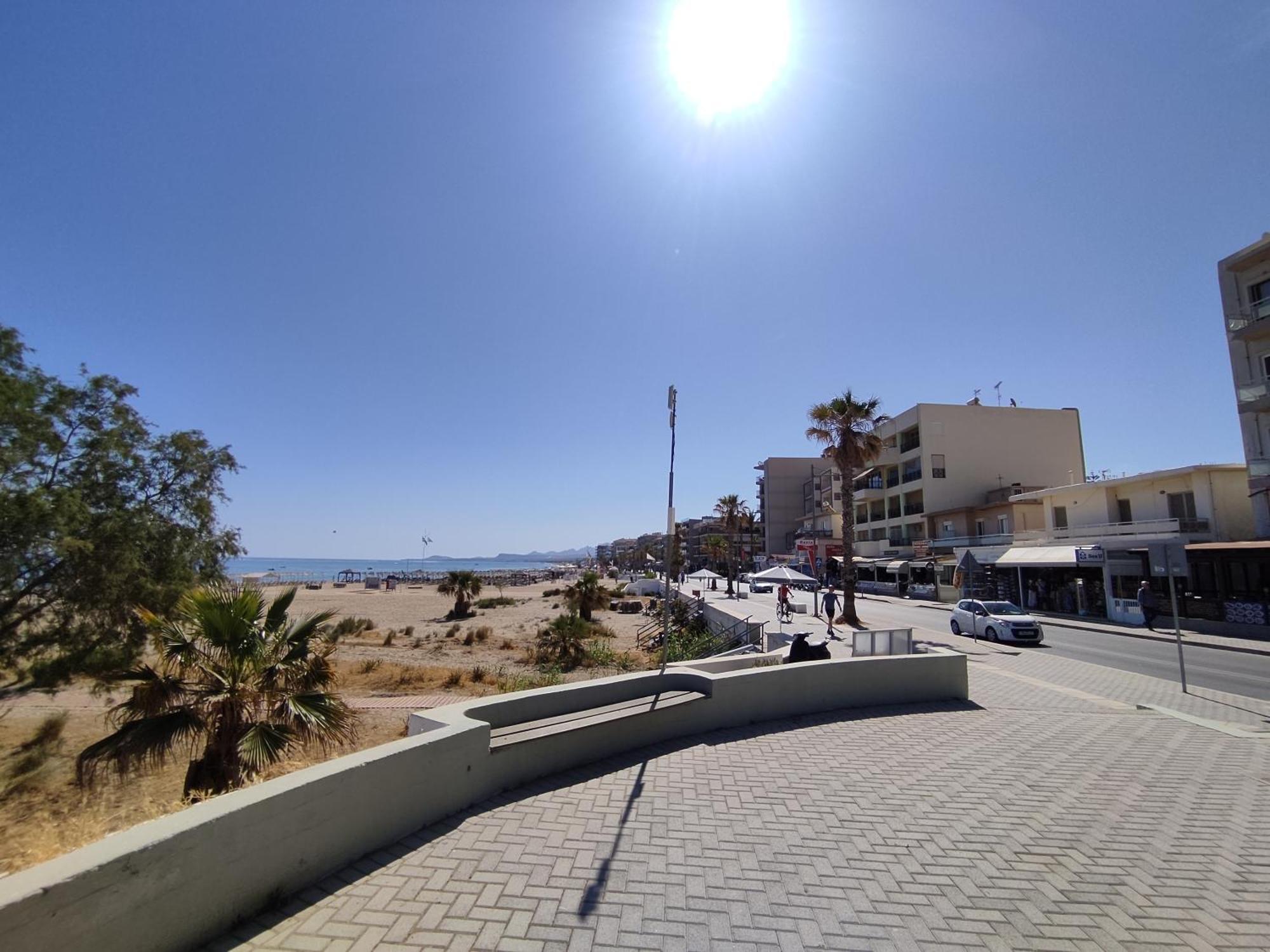 Stratos Seaside corner apartment Rethymno Exterior foto